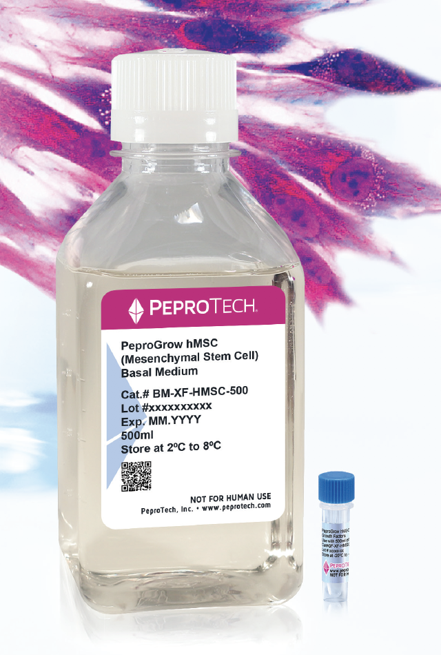 PeproGrow Human Mesenchymal Stem Cell Medium Bottle